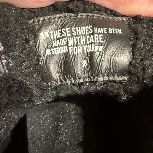 VOILE BLANCHE JULIA FUR SNEAKER BLACK SUEDE size 38 - Picture 10 of 14